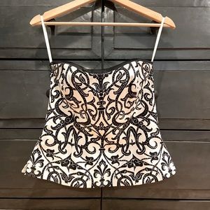 White House Black Market Bustier Size 6